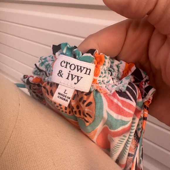 Crown & Ivy women's sleeveless summer dress size L - Picture 4 of 7